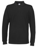PIQUE LONG SLEEVE - M (BLACK)