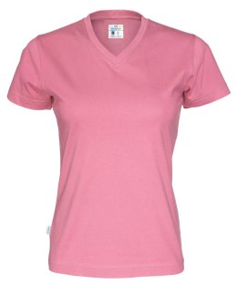 T-SHIRT V-NECK LADY - L (PINK)