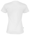 T-SHIRT V-NECK LADY - L (WHITE)