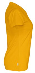 T-SHIRT V-NECK LADY - XXL (YELLOW)