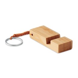 Brelok i podstawka na smartfon drewna (MO9743-40)