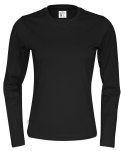 T-SHIRT LONG SLEEVE LADY - L (BLACK)