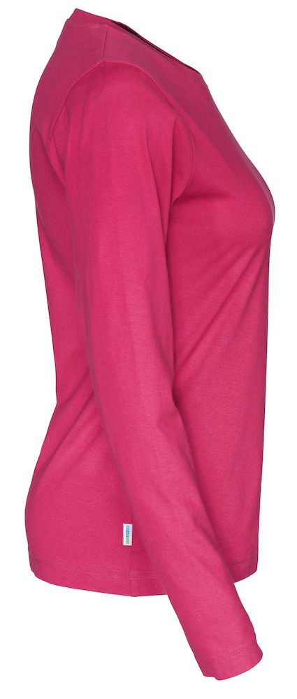 T-SHIRT LONG SLEEVE LADY - L (CERISE)