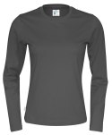 T-SHIRT LONG SLEEVE LADY - XXL (CHARCOAL)