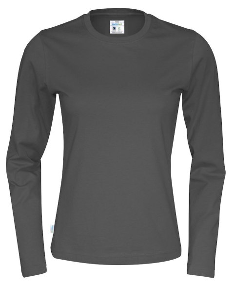 T-SHIRT LONG SLEEVE LADY - XXL (CHARCOAL)