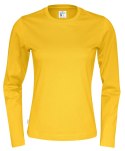 T-SHIRT LONG SLEEVE LADY - XXL (YELLOW)