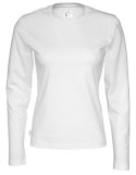 T-SHIRT LONG SLEEVE LADY - M (WHITE)