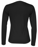 T-SHIRT LONG SLEEVE LADY - XS (BLACK)