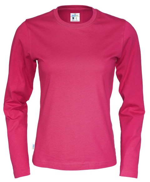 T-SHIRT LONG SLEEVE LADY - S (CERISE)