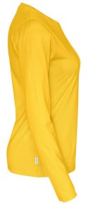 T-SHIRT LONG SLEEVE LADY - XS (YELLOW)