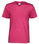 T-SHIRT V-NECK - L (CERISE)