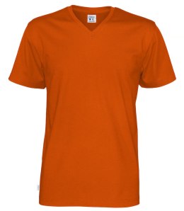 T-SHIRT V-NECK - L (ORANGE)