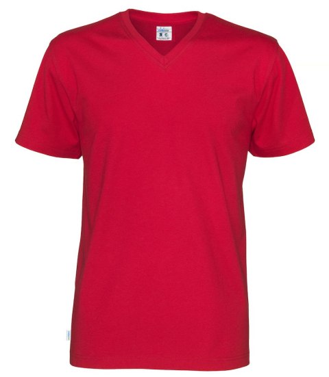 T-SHIRT V-NECK - L (RED)