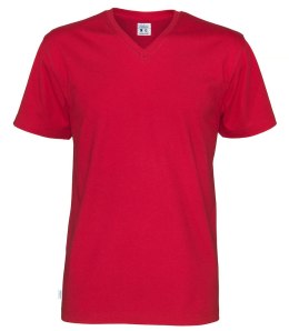 T-SHIRT V-NECK - XL (RED)