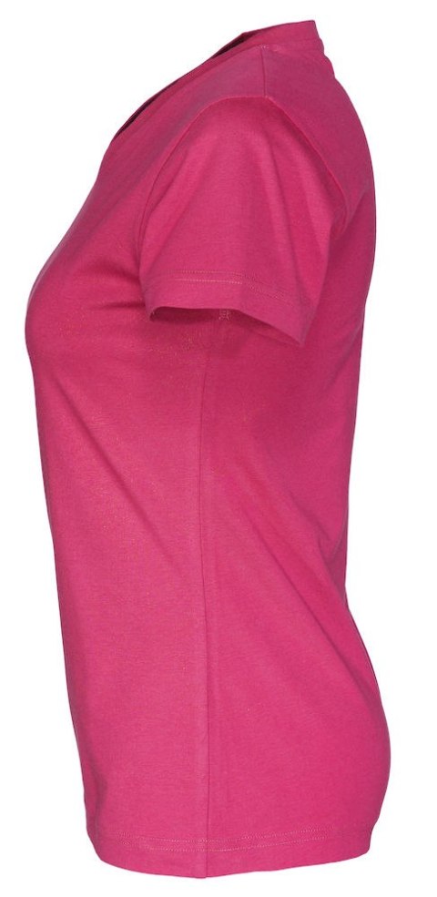 T-SHIRT V-NECK LADY - XXL (CERISE)