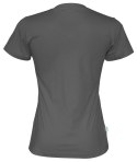 T-SHIRT V-NECK LADY - L (CHARCOAL)