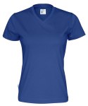 T-SHIRT V-NECK LADY - L (ROYAL BLUE)