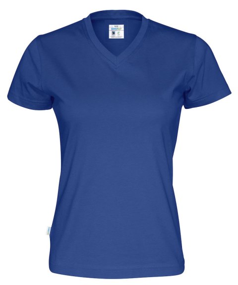 T-SHIRT V-NECK LADY - XS (ROYAL BLUE)