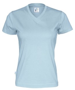 T-SHIRT V-NECK LADY - S (SKY BLUE)