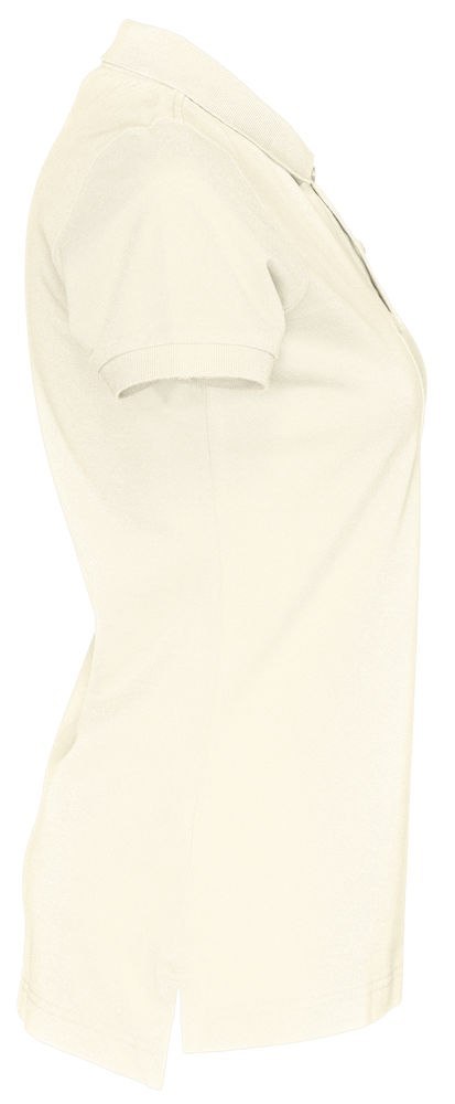 PIQUE POLO LADY - L (OFF-WHITE) PIQUE POLO LADY - L (OFF-WHITE)
