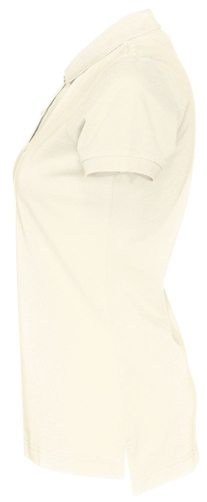 PIQUE POLO LADY - L (OFF-WHITE) PIQUE POLO LADY - L (OFF-WHITE)