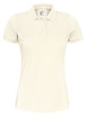 PIQUE POLO LADY - M (OFF-WHITE)