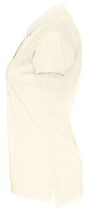 PIQUE POLO LADY - M (OFF-WHITE)