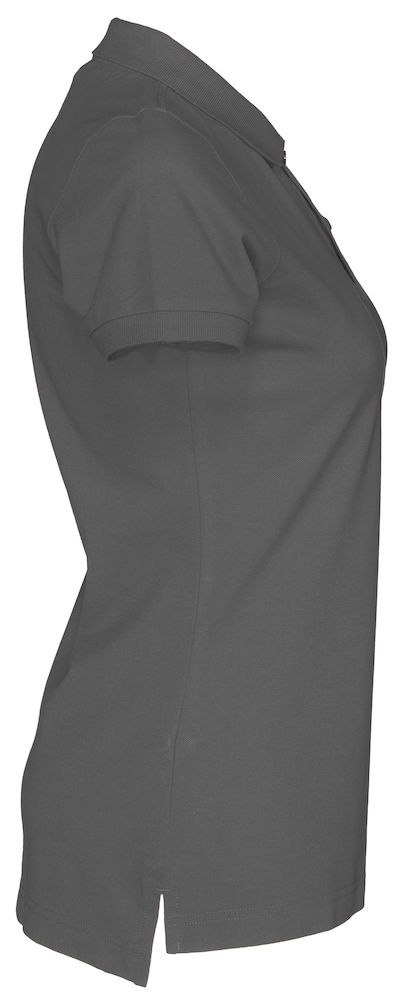 PIQUE POLO LADY - S (CHARCOAL) PIQUE POLO LADY - S (CHARCOAL)