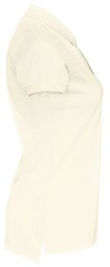 PIQUE POLO LADY - XS (OFF-WHITE)