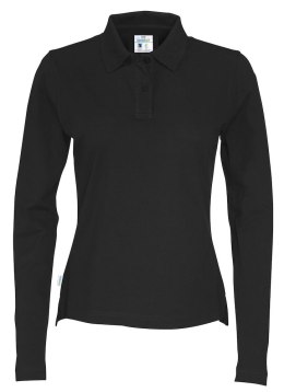 PIQUE LONG SLEEVE LADY - XXL (BLACK)