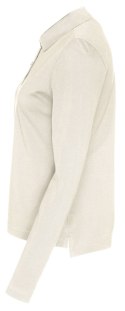 PIQUE LONG SLEEVE LADY - XXL (OFF-WHITE)