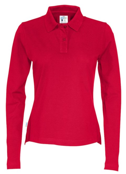 PIQUE LONG SLEEVE LADY - L (RED) PIQUE LONG SLEEVE LADY - L (RED)