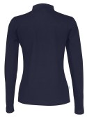 PIQUE LONG SLEEVE LADY - M (NAVY)