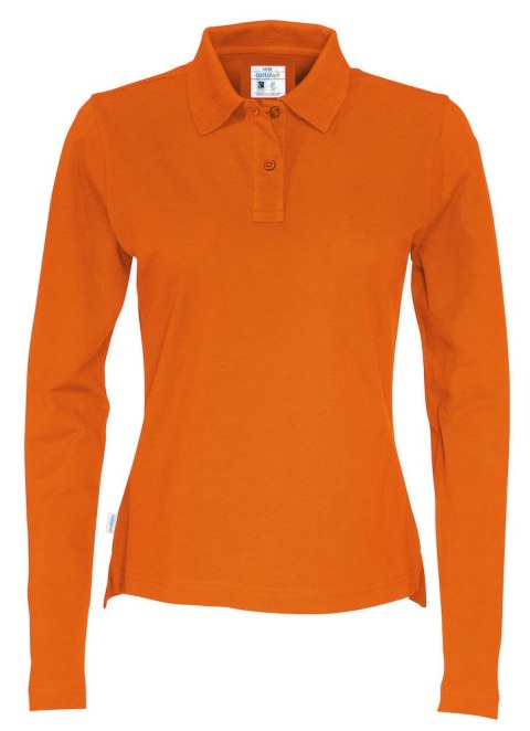 PIQUE LONG SLEEVE LADY - M (ORANGE)