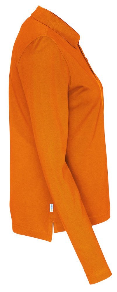 PIQUE LONG SLEEVE LADY - M (ORANGE)
