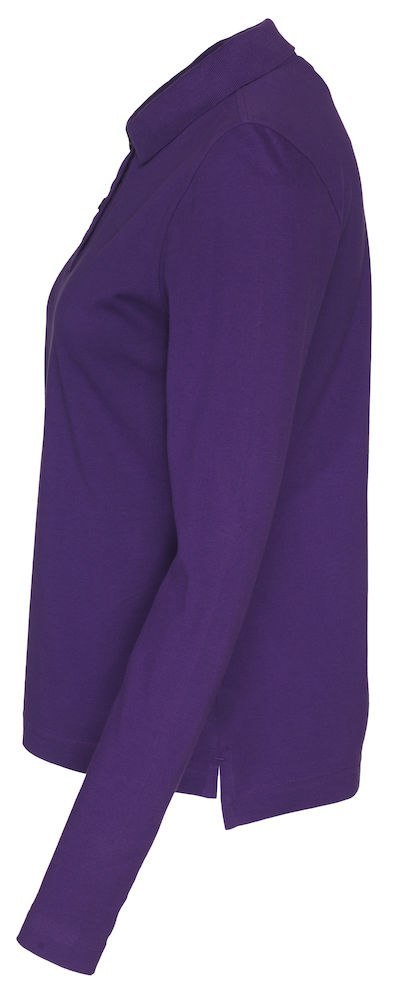PIQUE LONG SLEEVE LADY - M (PURPLE) PIQUE LONG SLEEVE LADY - M (PURPLE)