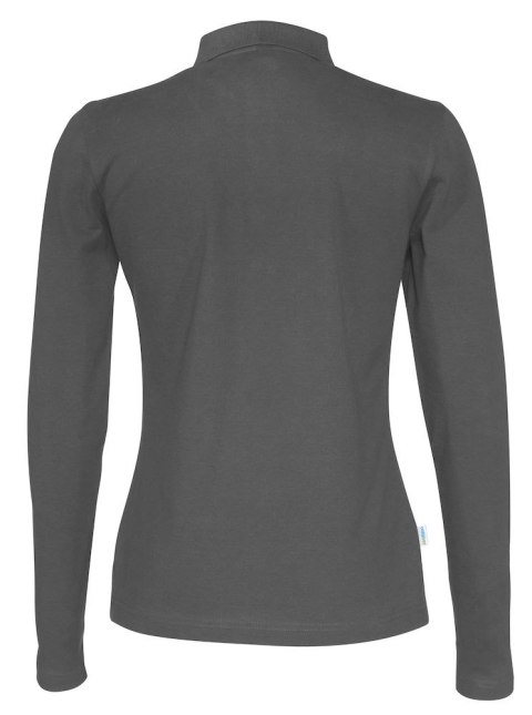 PIQUE LONG SLEEVE LADY - XS (CHARCOAL) PIQUE LONG SLEEVE LADY - XS (CHARCOAL)