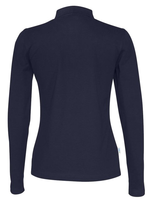 PIQUE LONG SLEEVE LADY - XS (NAVY) PIQUE LONG SLEEVE LADY - XS (NAVY)