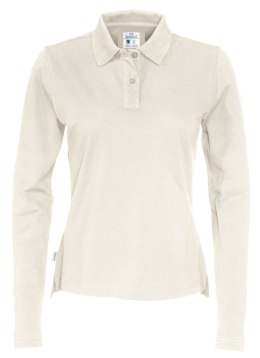 PIQUE LONG SLEEVE LADY - S (OFF-WHITE)