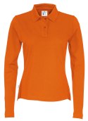 PIQUE LONG SLEEVE LADY - S (ORANGE)