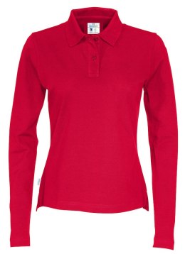 PIQUE LONG SLEEVE LADY - S (RED)