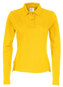 PIQUE LONG SLEEVE LADY - S (YELLOW)