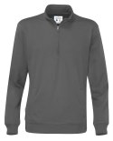 HALF ZIP UNISEX - 4XL (CHARCOAL)