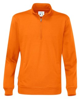 HALF ZIP UNISEX - 4XL (ORANGE)