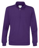 HALF ZIP UNISEX - 4XL (PURPLE)