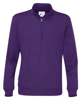 HALF ZIP UNISEX - 4XL (PURPLE)