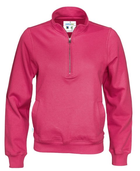 HALF ZIP UNISEX - XL (CERISE) HALF ZIP UNISEX - XL (CERISE)