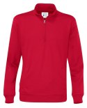 HALF ZIP UNISEX - L (RED)