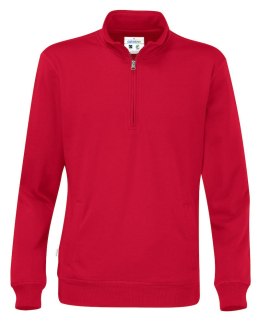 HALF ZIP UNISEX - M (RED)