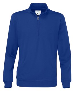 HALF ZIP UNISEX - S (ROYAL BLUE)